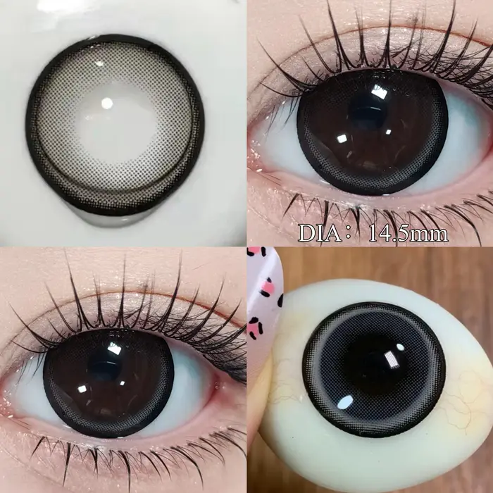 2pcs Myopie Cosplay Série Lentilles De Contact Colorées Pour Les Yeux Cosmétiques Pupilles Oeil document Lentille Avec