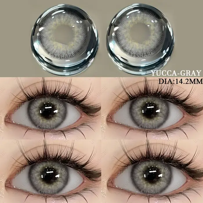 EYESHARE 1 paire de lentilles de contact de couleur pour les yeux cosmétiques lentilles de contact b