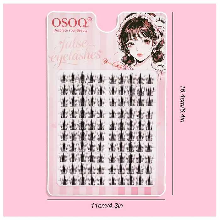 Faux cils DIY pour un look naturel—Avec des grappes de cils de style 'manga' inspirées des tendances japonaises et coréennes