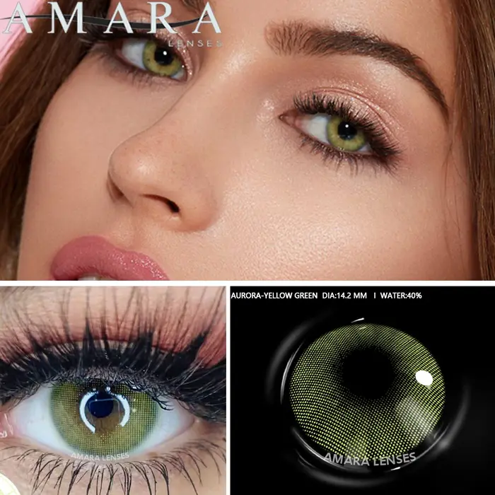 AMARA 1 paire de lentilles de Contact de couleur pour les yeux