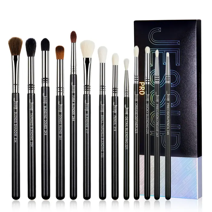 Jessup ensemble de pinceaux de maquillage pour les yeux pinceau de mélange professionnel