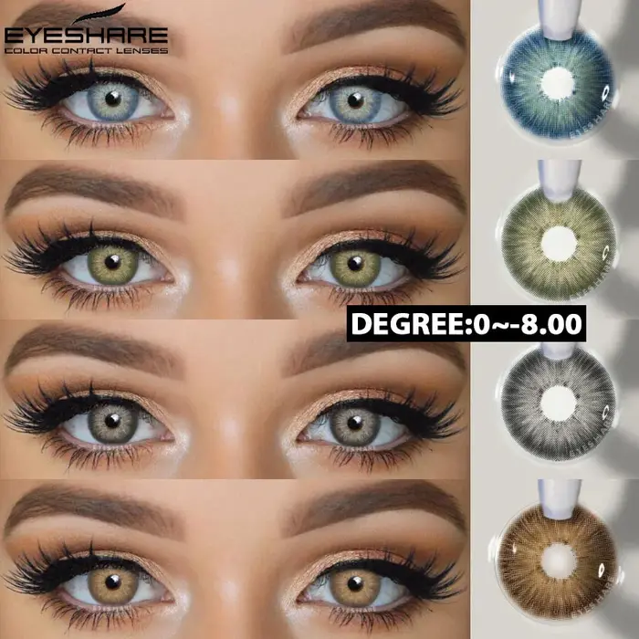 EYESHARE 1 paire de lentilles de myopie
