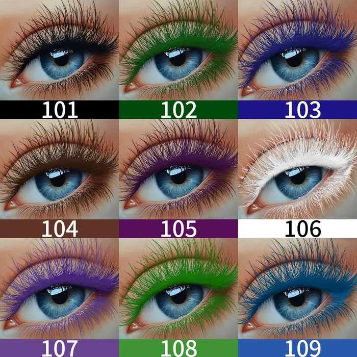 Mascara 5D avec gros yeux