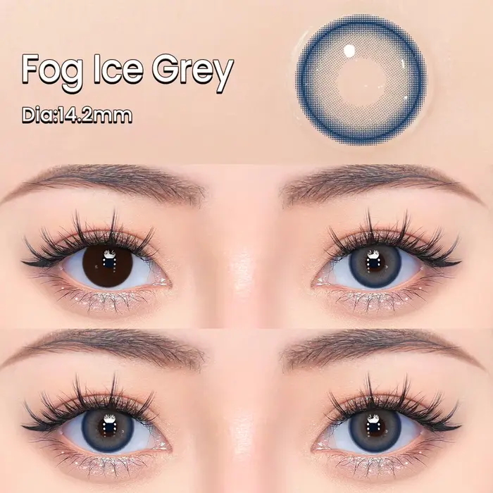 UYAAI 1 paire de lentilles de contact colorées pour les yeux