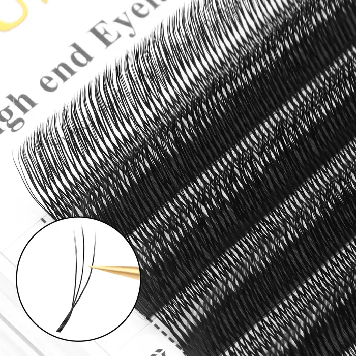XIUSUZAKI en forme de U YY 3D 4D 5D W Extensions de cils nouveau Style U/W Extension