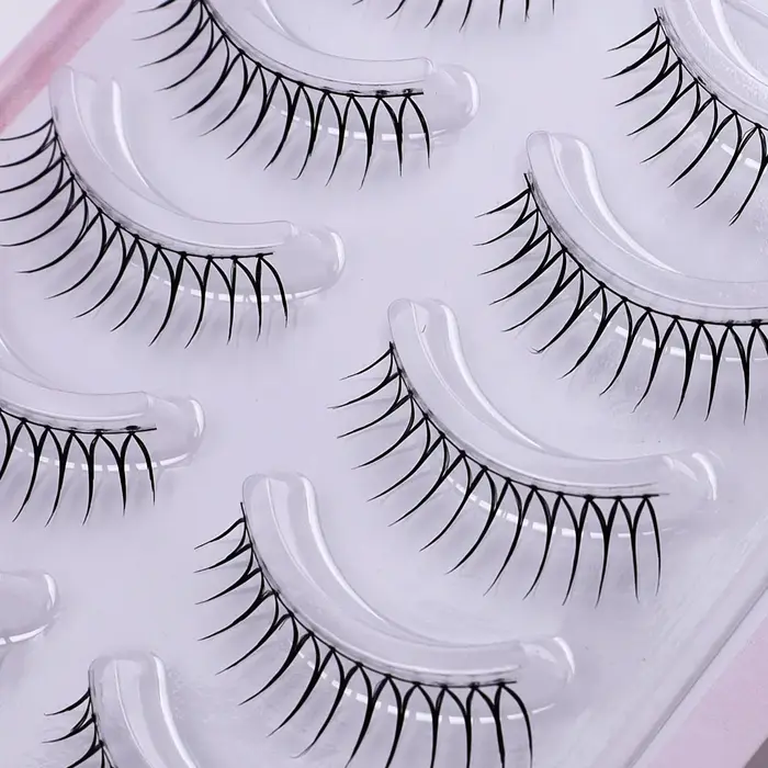 W6 + Black Cryptage Girl Group Faux cils! Groupe Love Bean