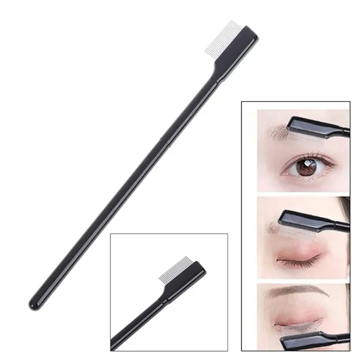 Peigne à cils en acier inoxydable