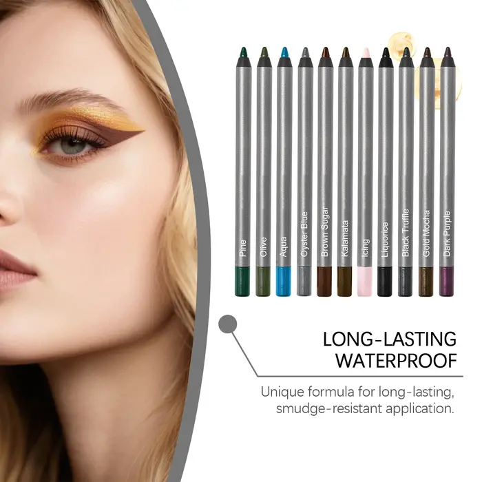Zephoco crayon Eyeliner imperméable lisse résistant aux taches