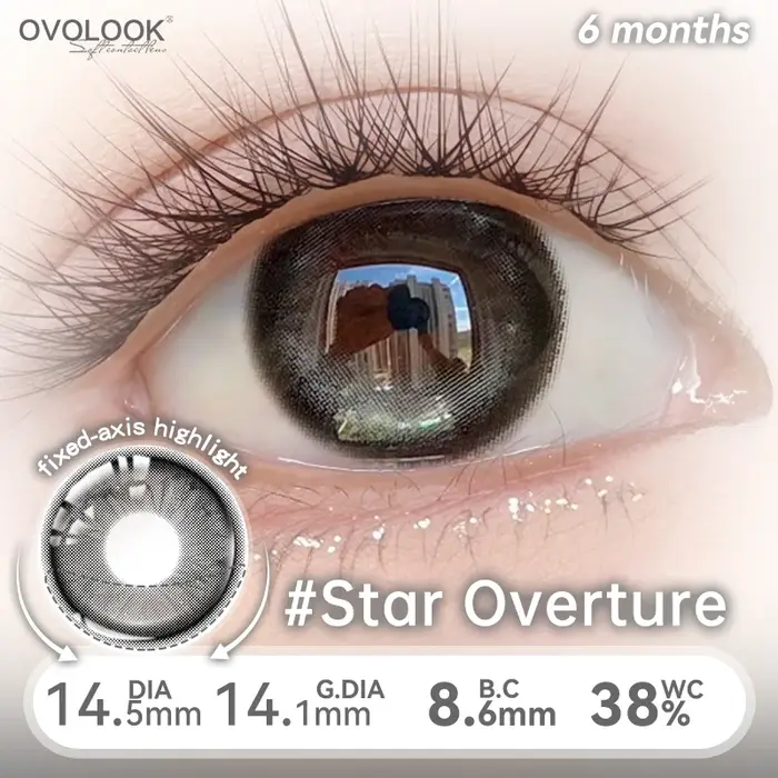 Lentilles de Contact bleues pour les yeux mode couleur élèves beauté