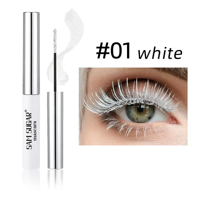 Mascara coloré 12 couleurs, imperméable, séchage rapide, durable, boucles, Extension, maquillage, ve
