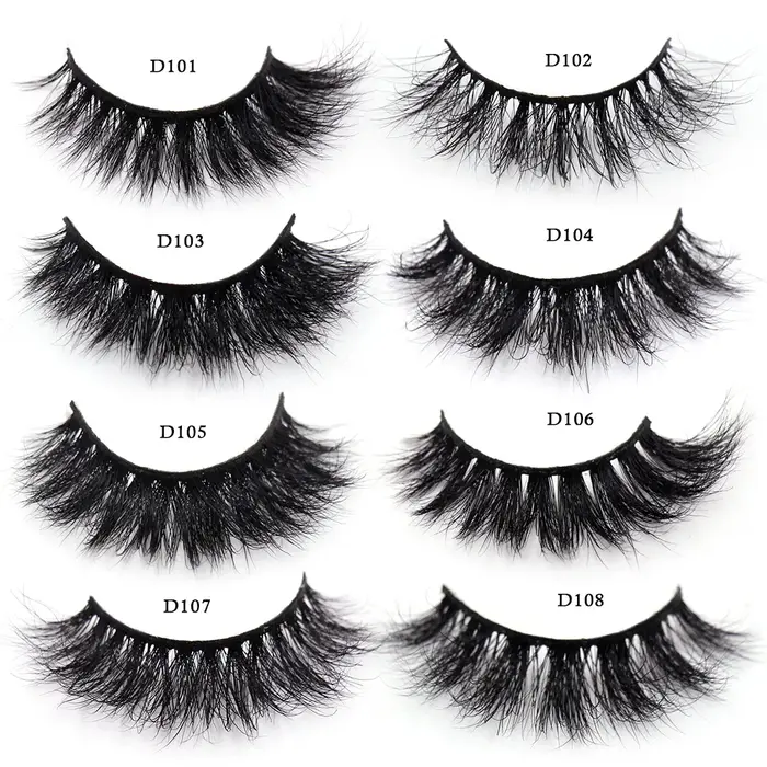 Faux cils de vison 3D avec escalade, faits à la main, bande complète, maquillage, moelleux, sans boî