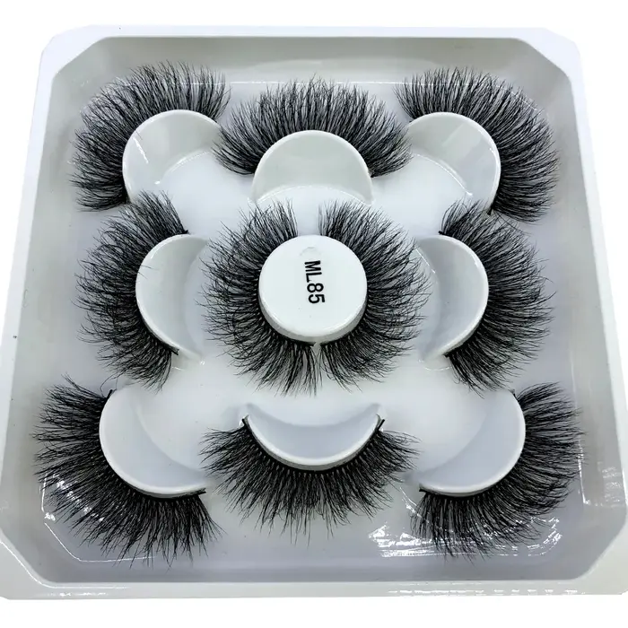 Nouveau 5 paires 8-25mm naturel 3D faux cils