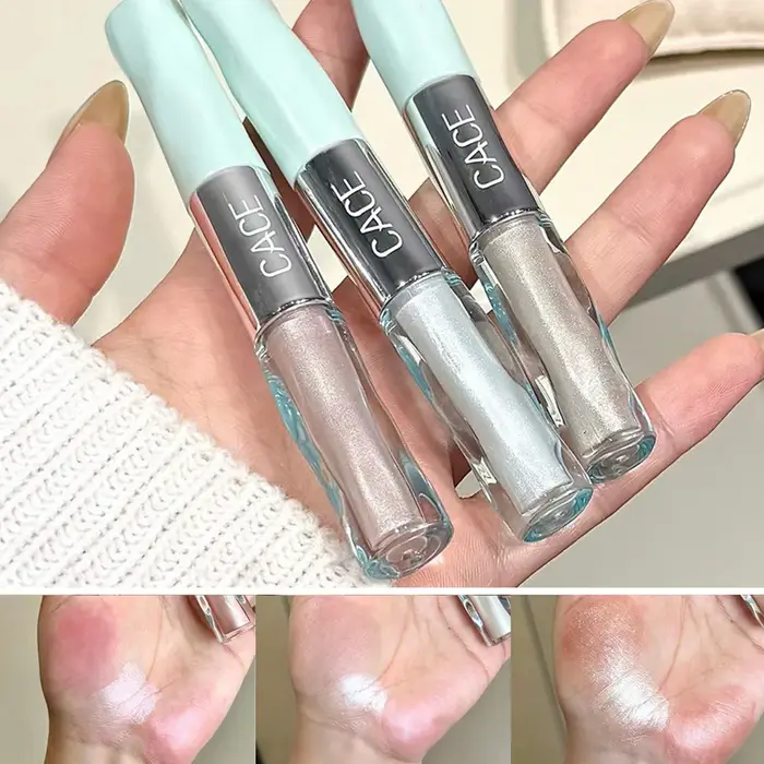 Fard à paupières liquide scintillant