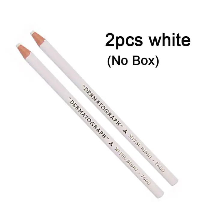 Crayon à sourcils Lapis Dermatografico, 2 pièces, marqueur noir pour maquillage Permanent, accessoir