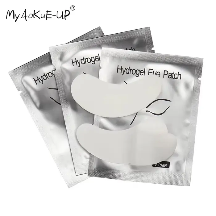 50/100/200 paires de coussinets de cils Gel Hydrogel Patch pour les yeux greffage sous les yeux papier autocollant renard enveloppes Extension de cils outils de maquillage