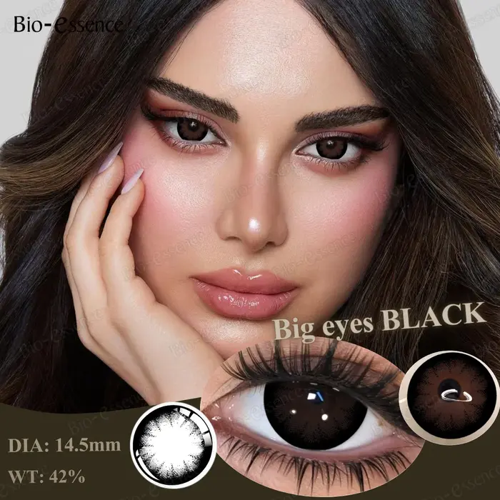 Bio-essence – lentilles de contact de couleur bleue pour les yeux
