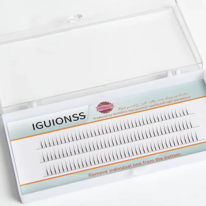 IGUIONSS Cils inférieurs en forme de A (5-6 mm) Extension de faux