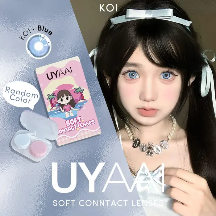 UYAAI 1 paire de lentilles de contact yeux violets série Anime Kitagawa Marin
