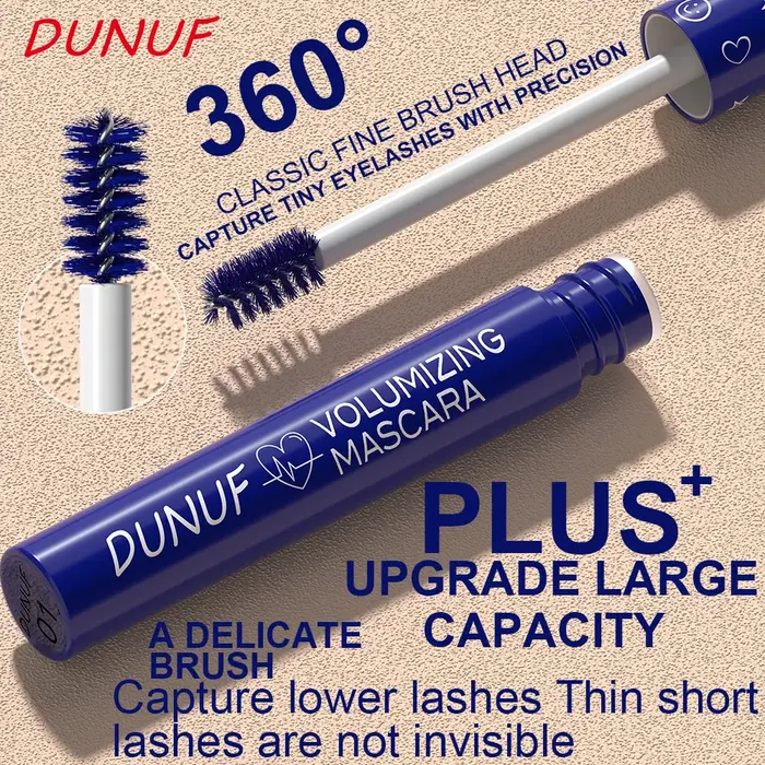 Mascara bouclé coloré imperméable à l'eau séchage rapide Extension de cils