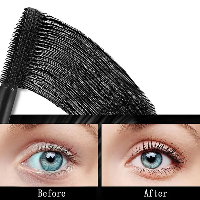 Mascara coloré imperméable anti-bavures pour allonger les cils