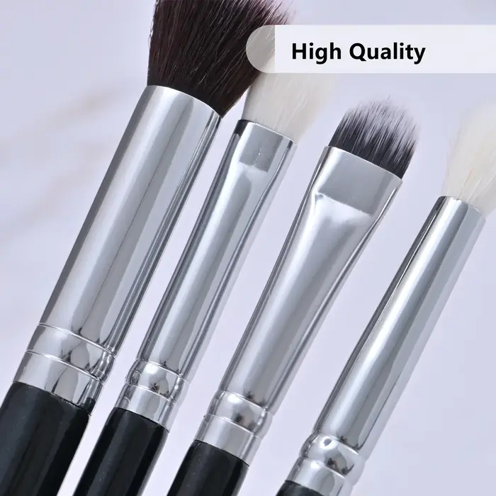 Pinceaux de maquillage pour les yeux en poils de chèvre