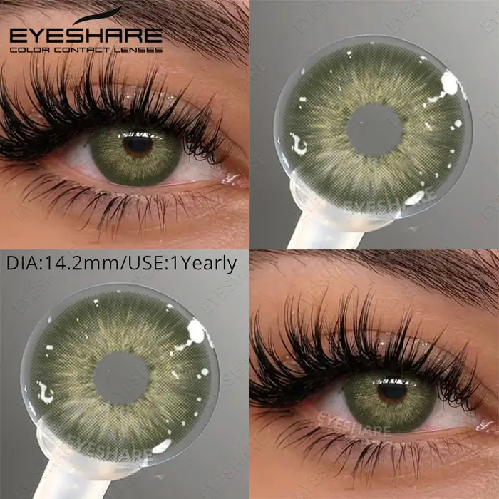 EYESHARE 1 paire de lentilles de contact colorées pour myopie
