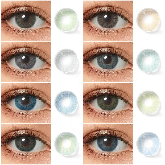 Haute qualité! Freshgo lentilles de Contact de couleur naturelle pour les yeux