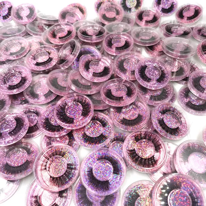 Cils Logo personnalisé 30/50/100 paires Faux