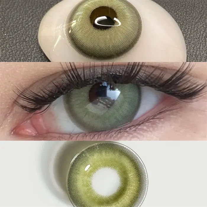 7197 lentilles de Contact colorées pour les yeux 1 paire Cosplay Prescription pour myopia0-800 degrés