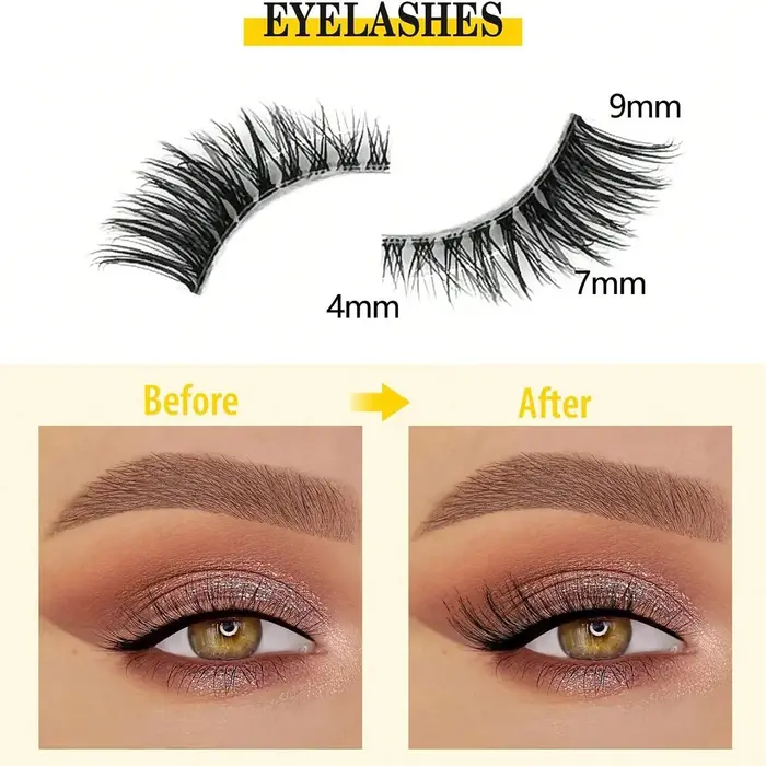 Dix paires de demi-cils