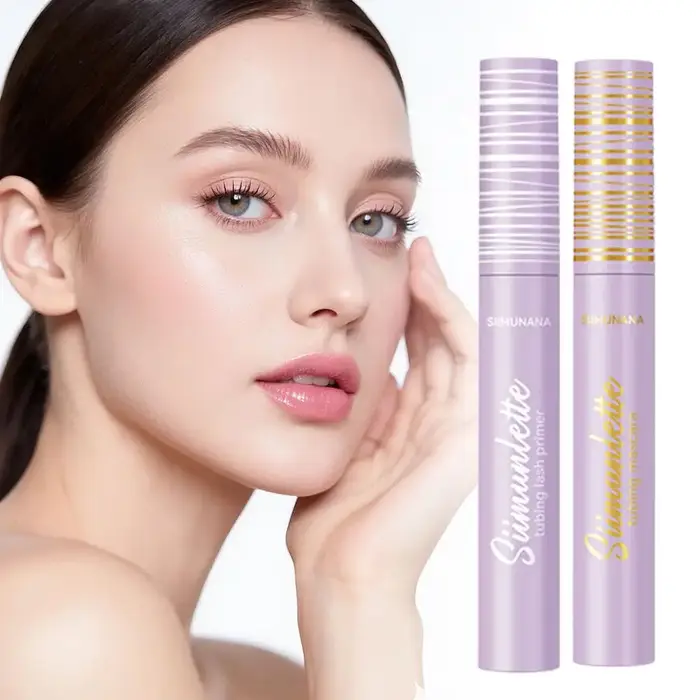  Mascara volumisant et allongeant pour cils blancs et noirs