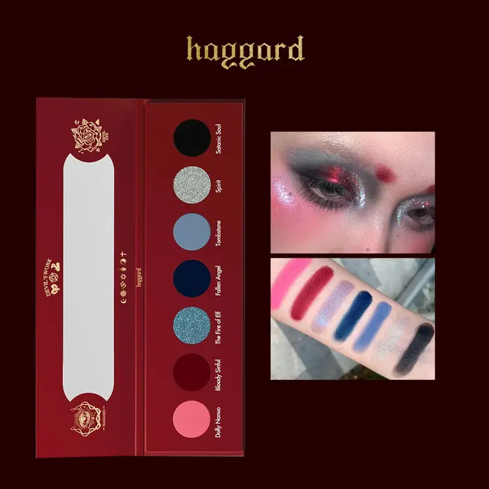 Série Haggard Abyss, fard à paupières sept couleurs DAUGHTER OF SATAN