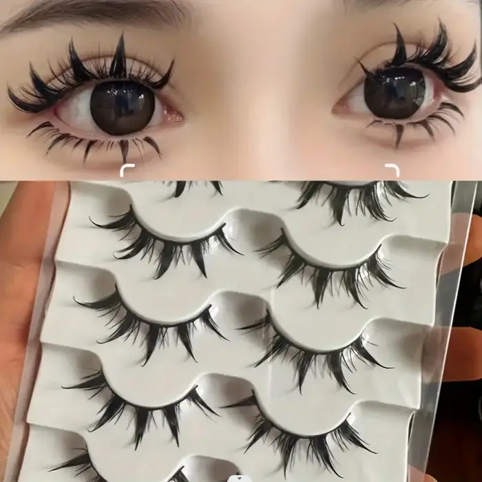 Faux cils de style anime