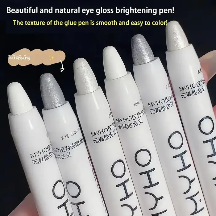 Stylo surligneur à paillettes nacré