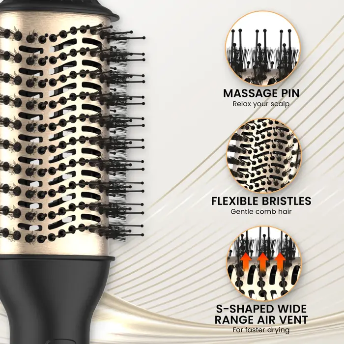 LISAPRO brosse à Air chaud en une étape et volumateur PLUS 2.0 sèche-cheveux et coiffeur nouvelle br