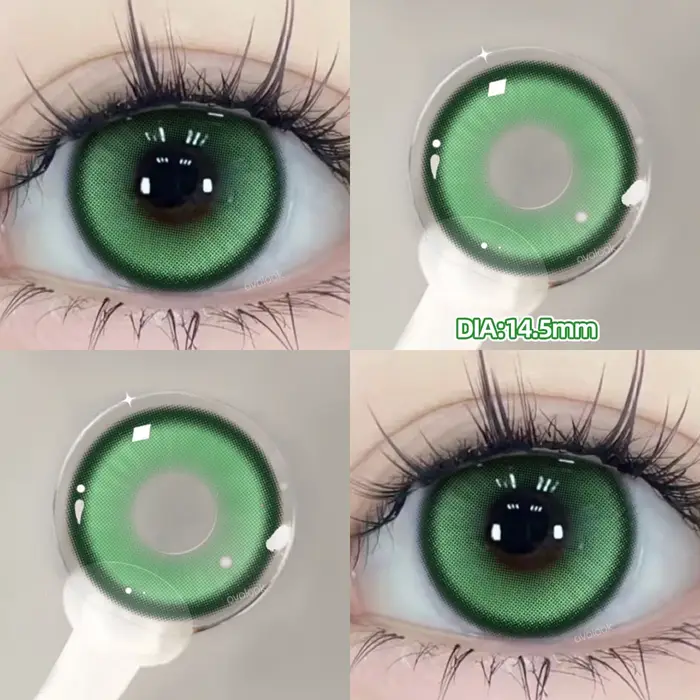 2pcs/paire Cyber Series Big Pupils Halloween Lentilles de Contact Colorées pour le Maquillage Yeux Lentille Marron