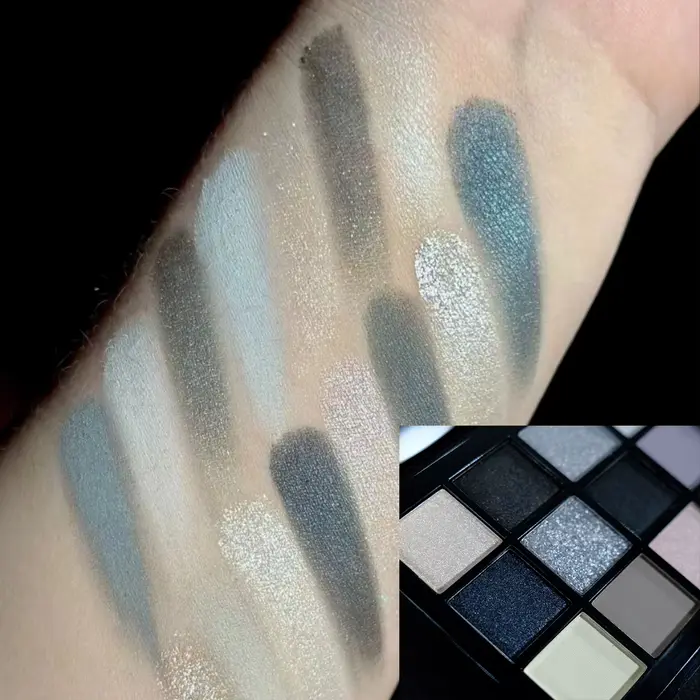 Palette de fards à paupières noirs Smokey
