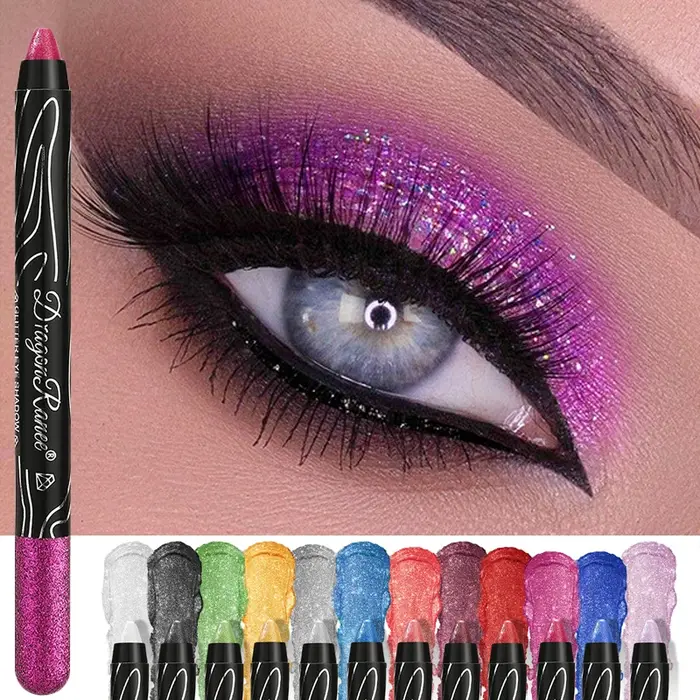 Crayon fard à paupières violet métallique