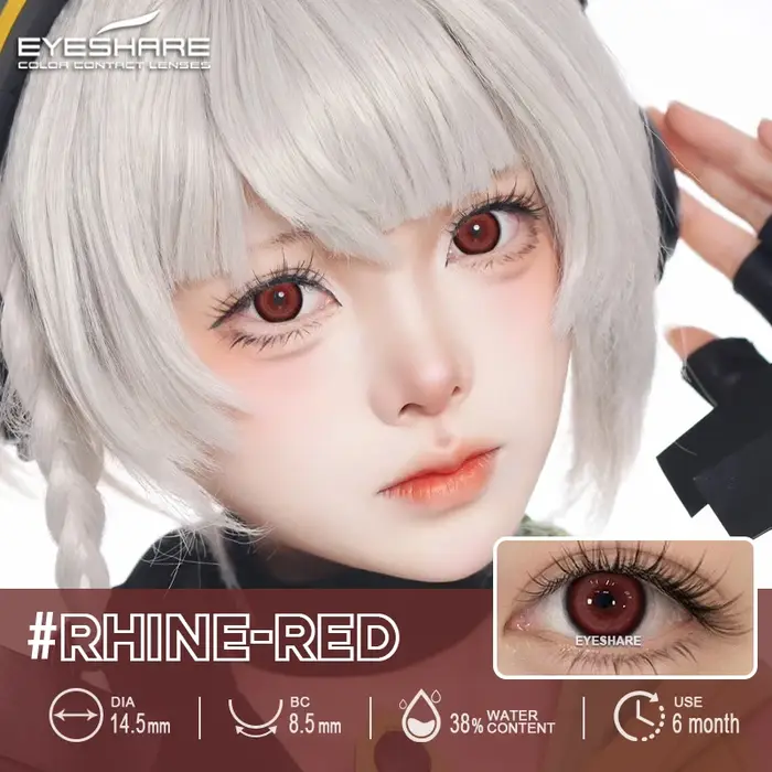 EYESHARE 1 paire de lentilles de cosplay anime pour les yeux