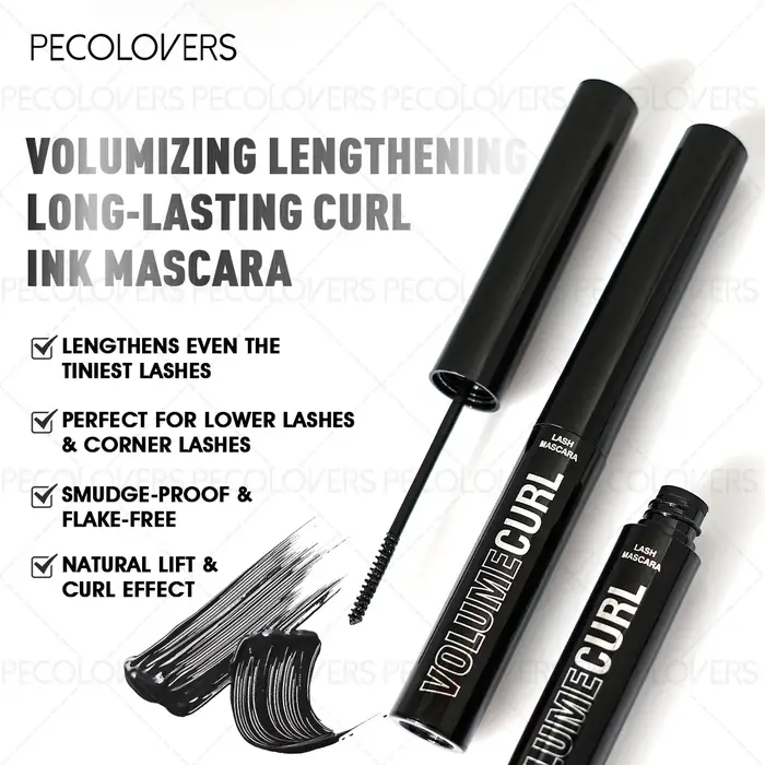 1PC Mascara pour cils en fibres 5D imperméable | Formule longue durée et résistante à la transpiration