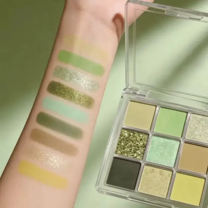 Palette de fards à paupières 9 couleurs