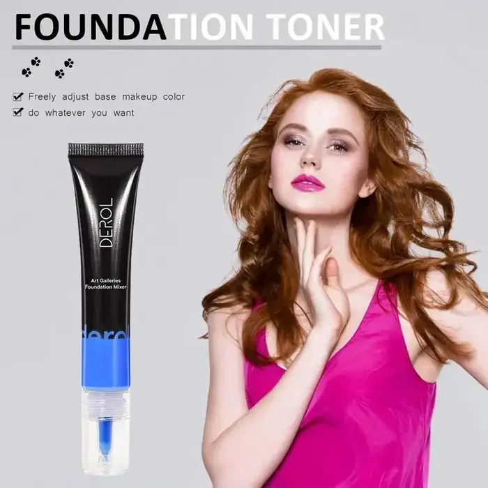 Correction professionnelle maquillage réglage de la couleur blanc bleu jaune Orange Base mélangeur