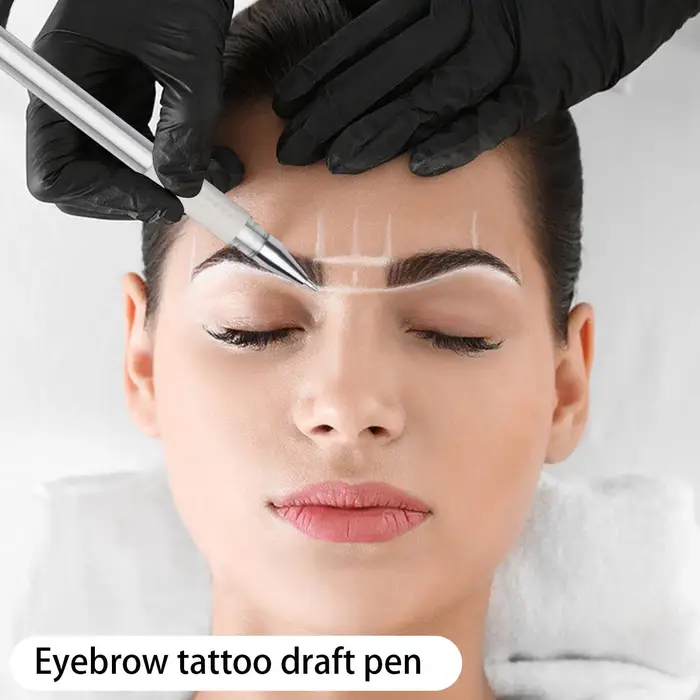 Crayon marqueur blanc pour tatouage cutané