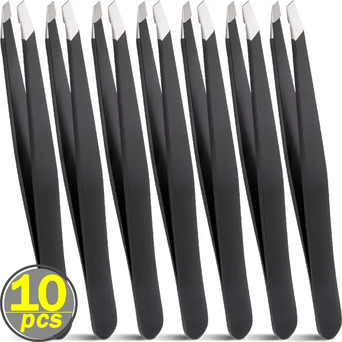Pincettes à sourcils de précision noires