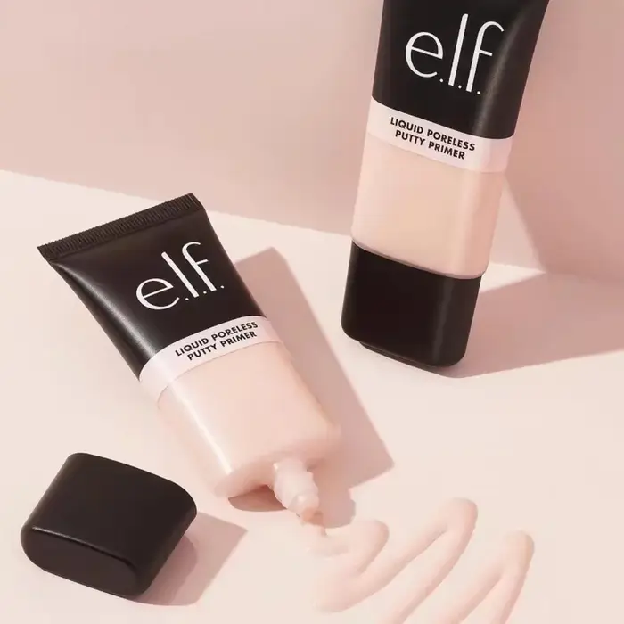 e.l.f. Base de maquillage liquide matifiante effet peau parfaite, texture crème, minimise les pores, contrôle le sébum, cosmétiques pour une peau impeccable