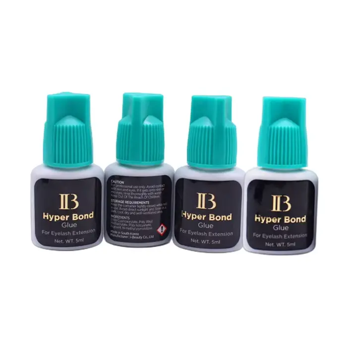 Colle coréenne IB Hyper Bond pour Extensions de cils, 3/5/10 bouteilles, individuelle, 5ml, séchage