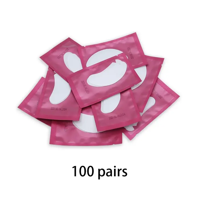 OWOSC 100 pièces patchs de cils en forme de V patchs pour les yeux en Gel Hydrogel vente en gros Ext