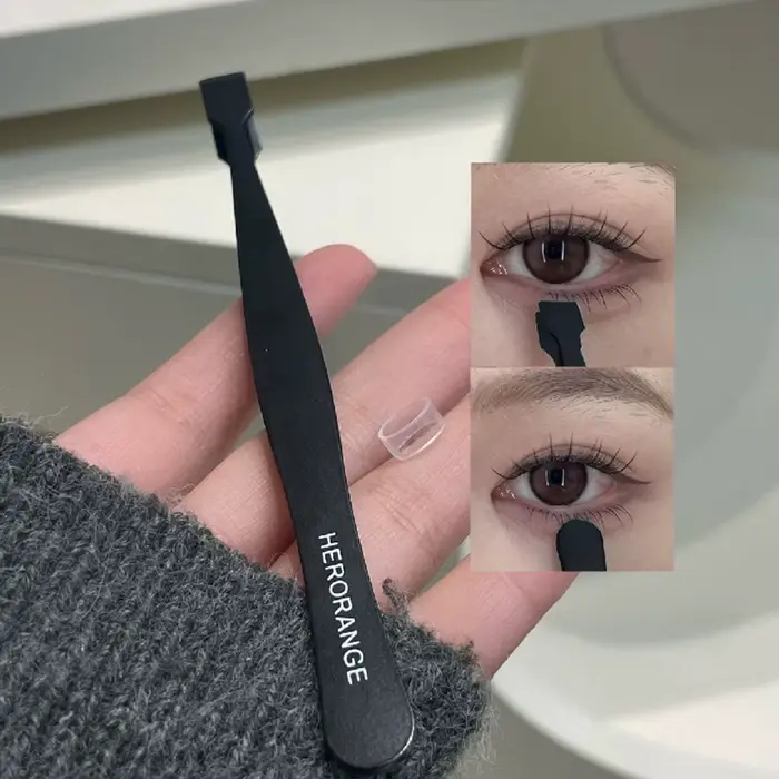 Pince à faux-cils inférieurs en acier inoxydable
