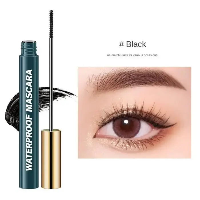 Mascara anti-taches pour une finition durable, imperméable et un look naturel