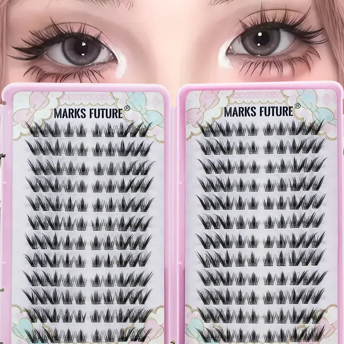 240 pièces de faux cils, grande capacité, boucle C, individuelle, style renard, œil de chat, style c